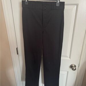 Boys Champro Black Baseball Pants XL Open Leg